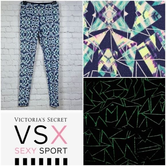 Victoria's Secret VSX Sport Glow-in-the-dark knockout legging workout pant Small - Picture 3 of 7